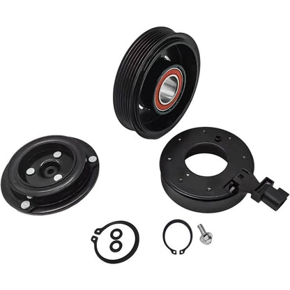 Solidspare A/C Compressor Clutch Kit Coil Pulley For 2012-2018 Jeep Wrangler 6 CyL 3.6L