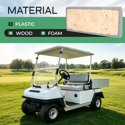 Solidspare Front Seat Bottom Cushion Golf Cart For Club Car Carryall Carryall2 Turf 1996-up