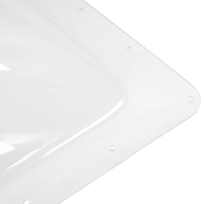 Solidspare For RV Camper Truck Skylight Cover Outer Dome Bubble Top Roof 18" x 26" Clear