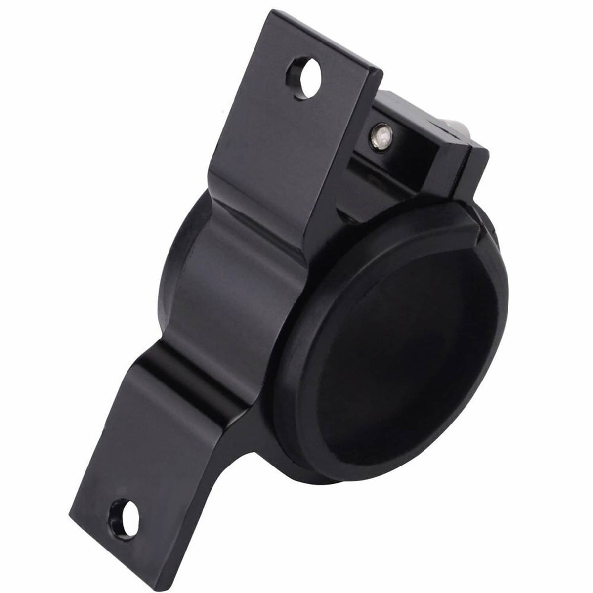 Solidspare 50mm Single Clamp Cradle Fuel Pump Bracket Fuel Filter Mounting Black US STOCK