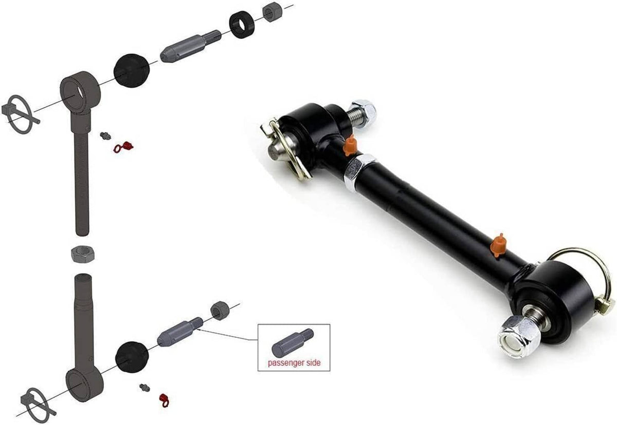 Solidspare Front Sway Bar Links Disconnects for 2.5-6" lifts For 07-18 Jeep Wrangler JK JKS