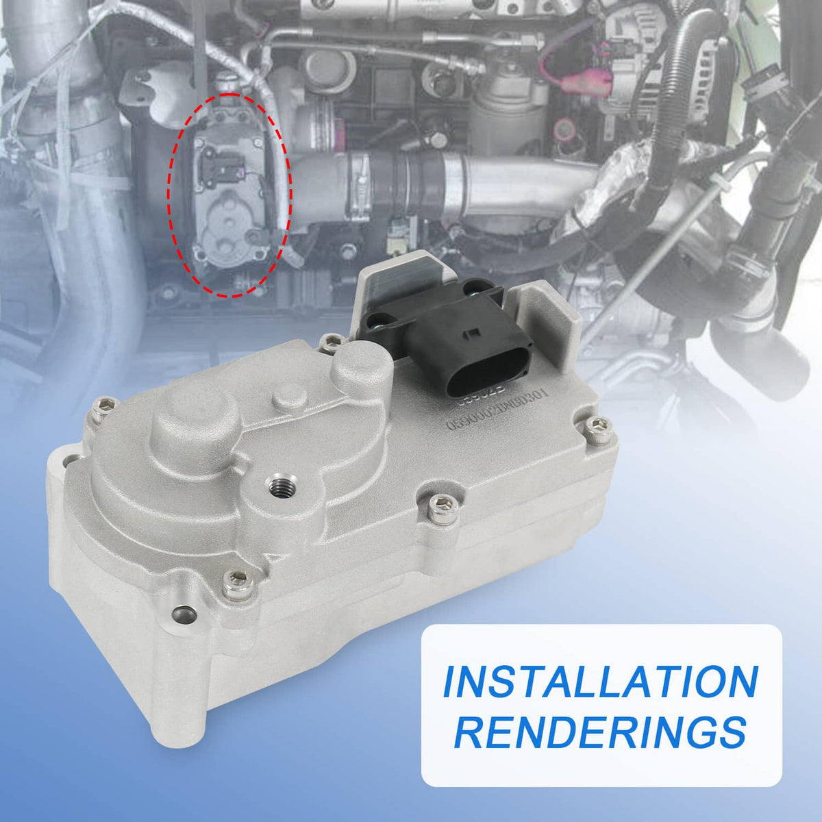 Solidspare 68445522AA Turbo Actuator HE300VG For 2013-2018 Ram 2500 3500 Cummins 6.7 Diesel