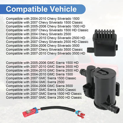 Solidspare CVS34 Vapor Canister Vent Solenoid for 2004-2010 Chevy Silverado GMC Sierra 1500
