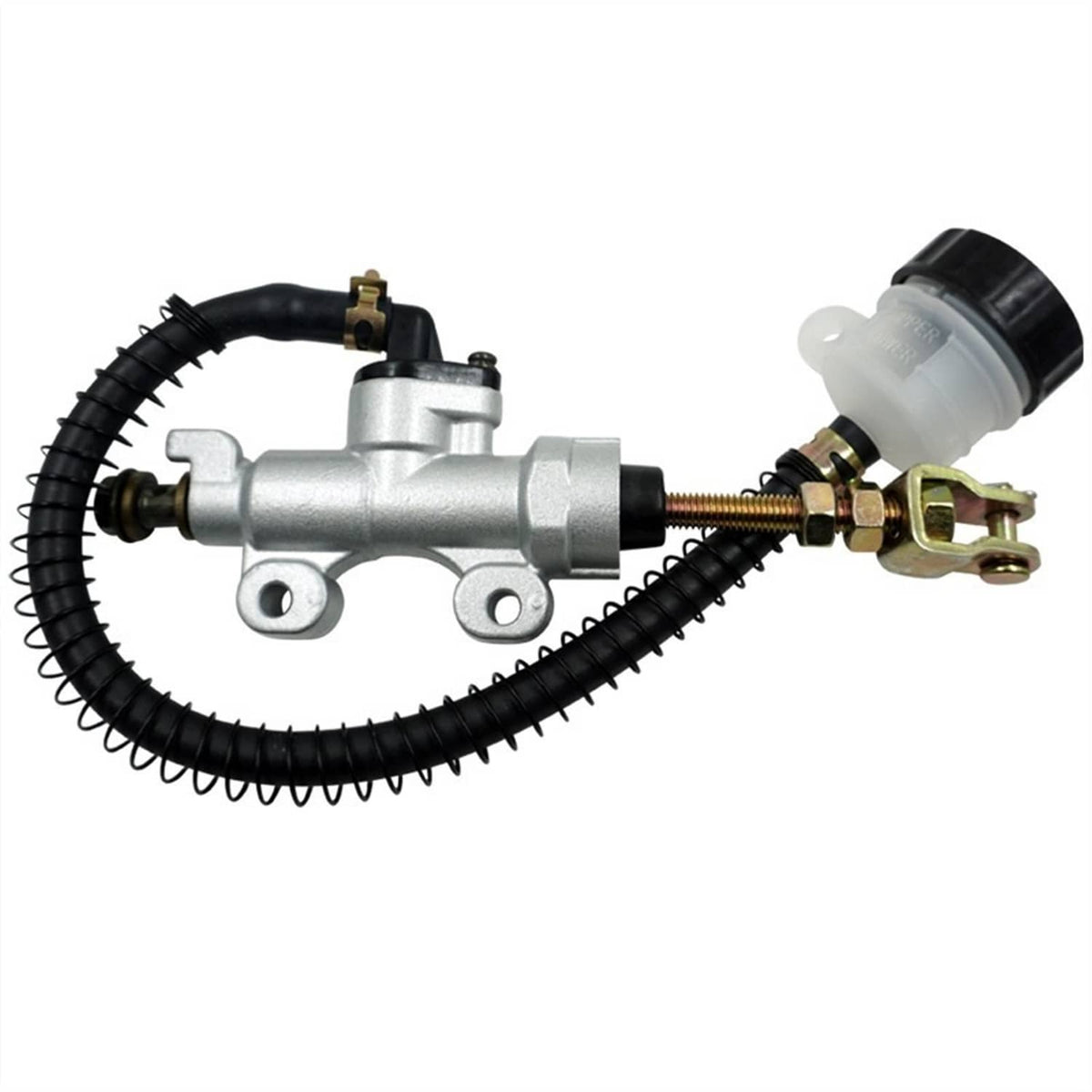 Solidspare SILVER Rear Brake Master Cylinder For Kawasaki KL650 KZ1000 Versys 1000