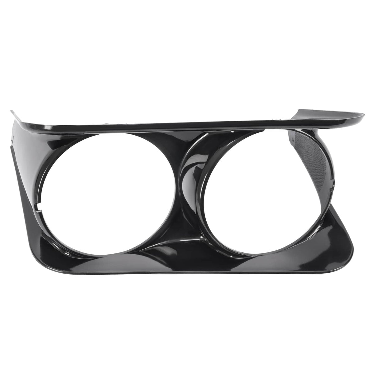 Solid Spare Black Headlight Bezel Trim Passenger Side RH For Chevrolet C3 Corvette 1968-1982
