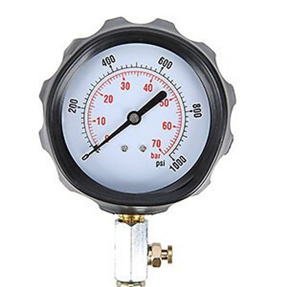 Solidspare 16 Pcs Diesel Engine Compression Gauge Tester Cylinder Pressure Test Tool Kit