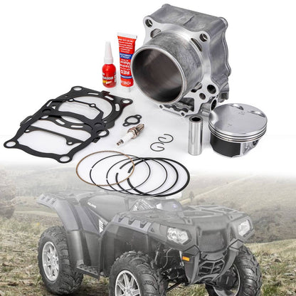 Solidspare Top End Kit 96.6mm Cylinder Piston Gasket For Polaris Sportsman 550 XP EPS 09-14