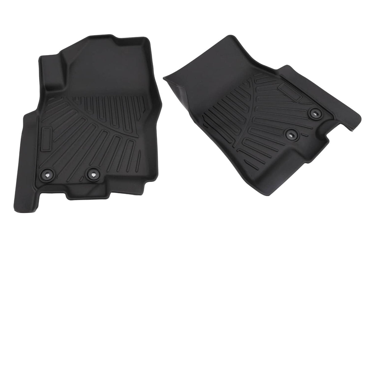 Solidspare Floor Mats for 2022-2025 Nissan Frontier Crew Cab All Weather TPE 3PCS Liner Set