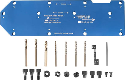 Solid Spare 71600 Broken Exhaust Manifold Drill Template for Ford V10 2V 3V 4.6L 5.4L 6.8L
