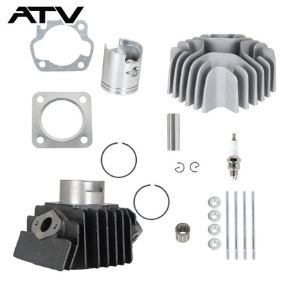 Solidspare For Suzuki LT50 LT 50 QuadRunner Cylinder Head Piston New Top End Rebuild Kit