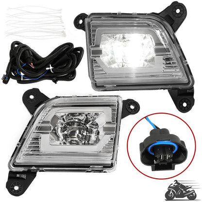 Solid Spare For 2019 2020 2021 2022 Chevy Silverado 1500 2500HD 3500HD LED Fog Lights Lamps