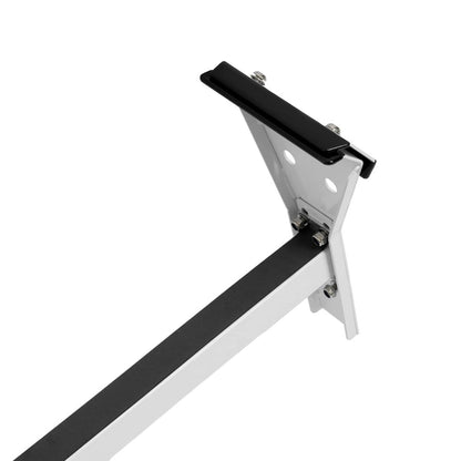 Solid Spare 750 lbs Roof Ladder Rack W/Cargo Roller For Chevy Express Savana 2500/3500 96-23