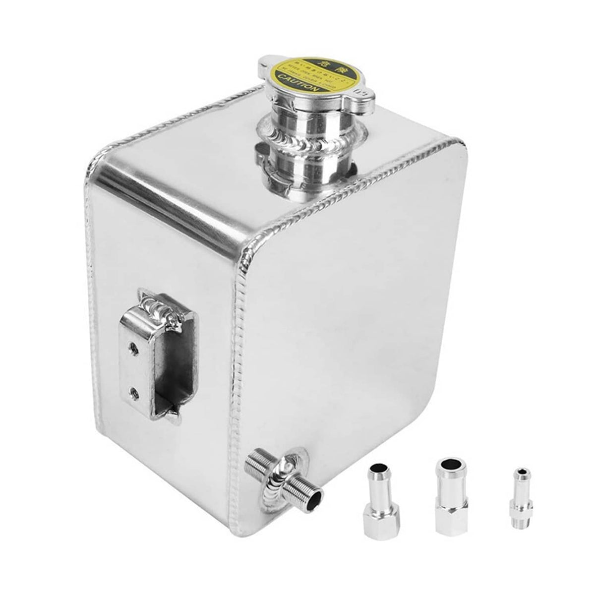 Solidspare Universal Car 2.5L Aluminum Water Coolant Radiator Overflow Recovery Tank Bottle