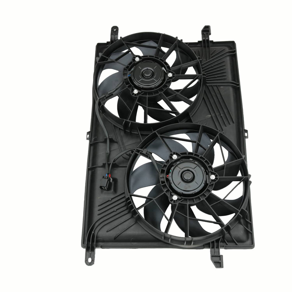 Solidspare Dual Radiator Cooling Fan Fits For 07-2017 GMC Acadia 2009-17 Chevrolet Traverse
