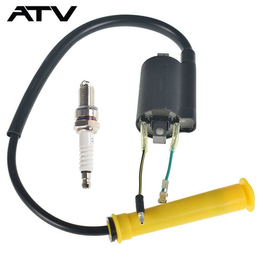 Solidspare Generic Ignition Coil & Spark Plug For Honda Sportrax 400 TRX400EX XR400R