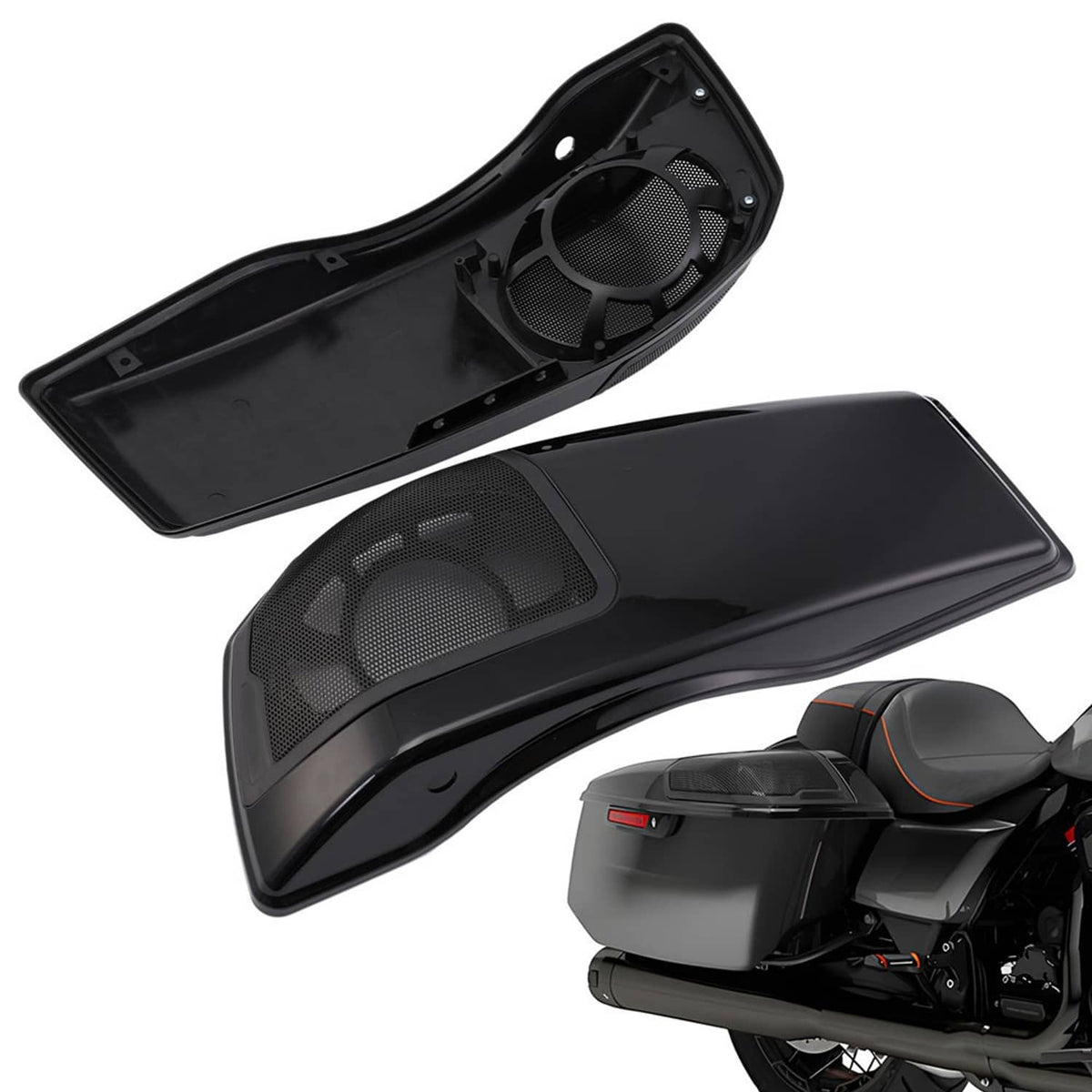 Solidspare 6x9" Saddlebag Speaker Lids For Harley CVO Road Glide 2023-25 ST FLTRXSTSE 2024+