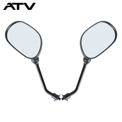 Solidspare ATV Scooter 7/8" 22mm Handle Bar End Rearview Side Mirrors