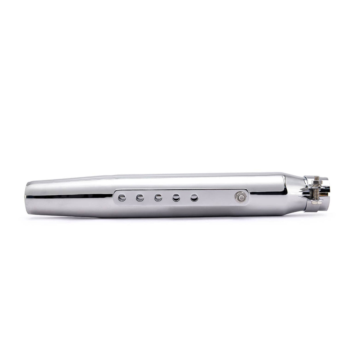 Solidspare Motorcycle Exhaust Pipe Muffler Removable Silencers Fit for Cafe Racer Bobber