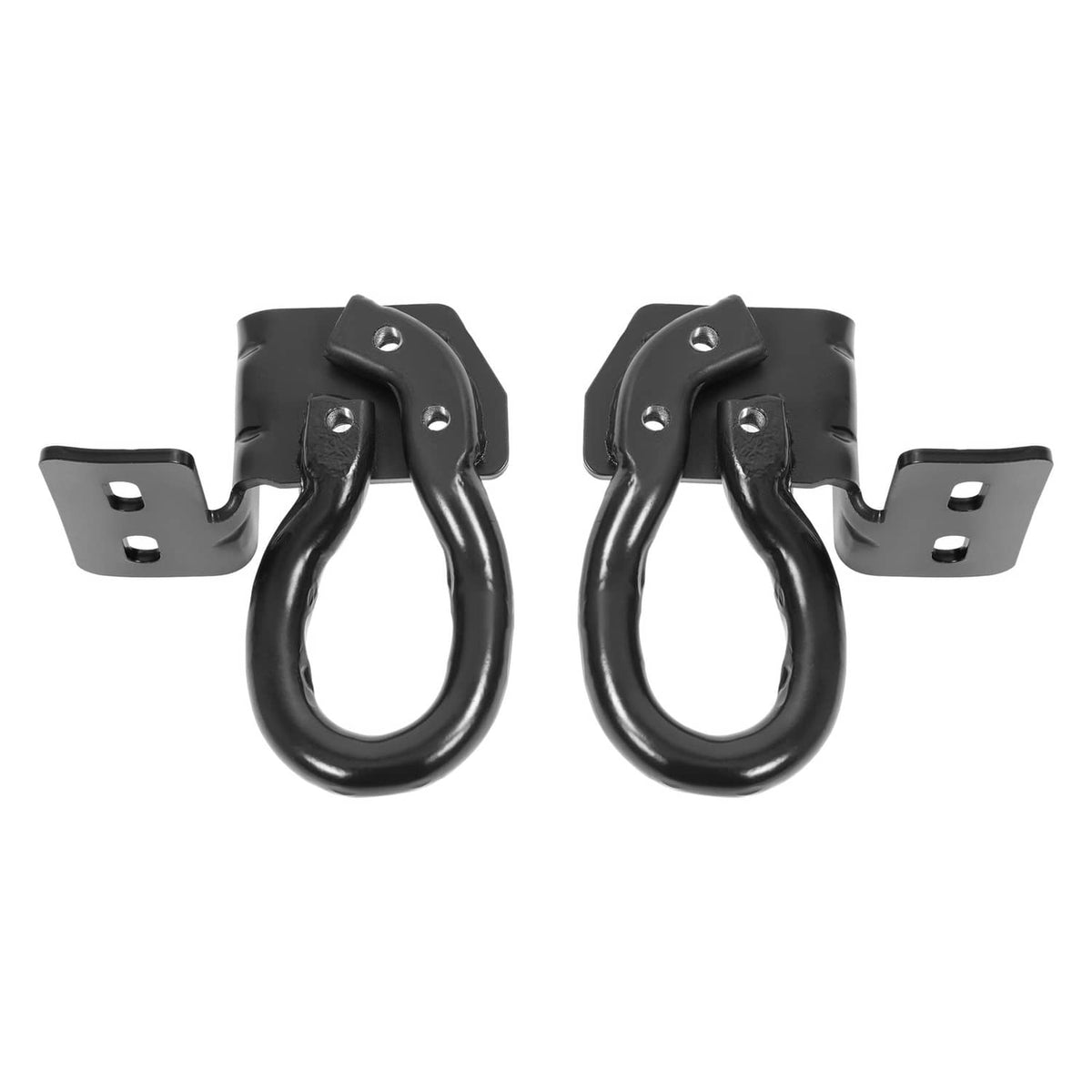 Solid Spare New Front Tow Recovery Hooks Left & Right w/ Bolts For F250 F350 F450 2008-2010