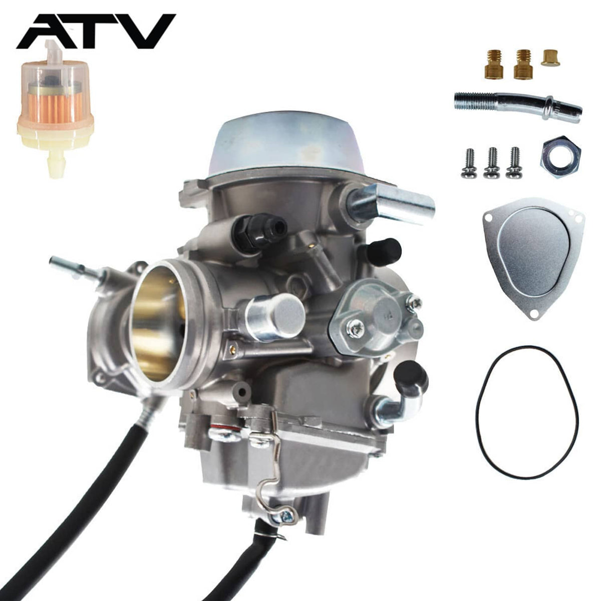 Solidspare PD42J Carburetor Carb for Hisun Bennche Yamaha Grizzly UTV ATV 500/600/660/700