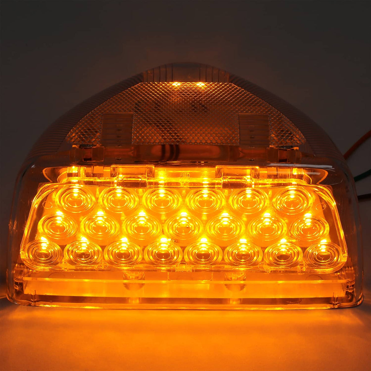 Solid Spare Pair 31 LED Turn Signal Light -Amber LED/Clear Lens RH LH For Peterbilt 379 359