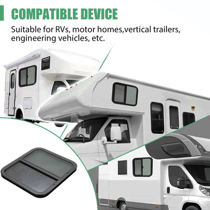 Solidspare Tinted Glass For Camper Trailer Horizontal Sliding Window RV Window 24" x 22"