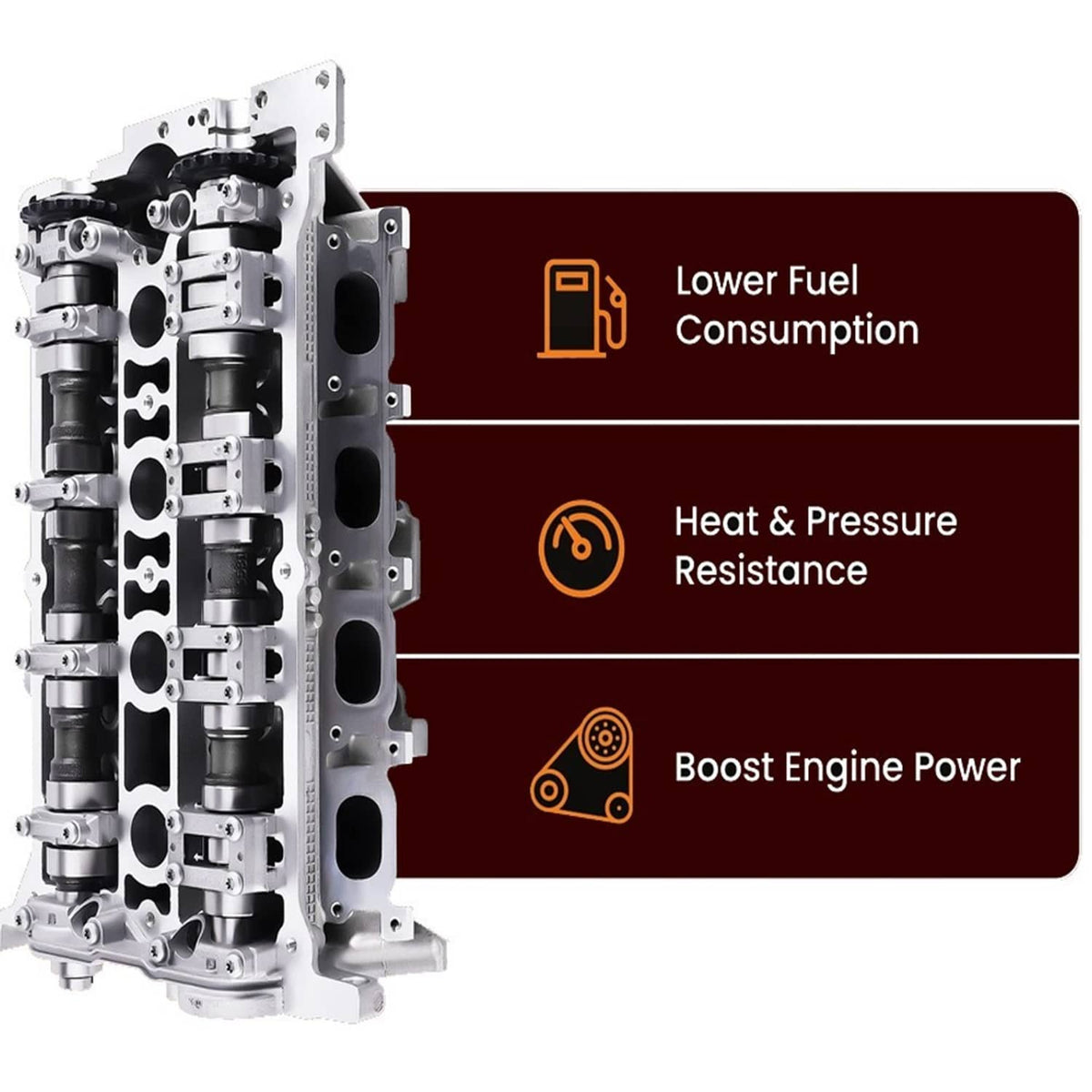 Solidspare New 1.8T 20V Assembled Cylinder Head for VW Jetta Beetle Passat Golf Audi A4 TT