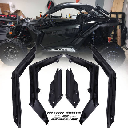 Solidspare Front and Rear Mud Guard Mud Flaps for Can-Am Maverick X3 Turbo RR 2017 - 2024