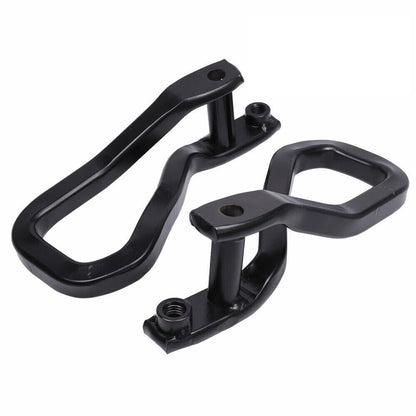 Solidspare 2Pcs Front Tow Recovery Hooks Set w/Bolts For 2019-2021 GMC Sierra 1500 Black