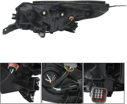 Solidspare Pair For 2023-2025 Subaru Legacy Outback 23-25 LED Headlights W/ AFS Left+Right