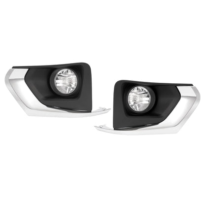 Solid Spare Fog Lights +Bezel+Harness +Switch+Relay For Chevrolet Traverse 2018 19 2020 2021