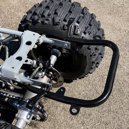 Solidspare Rear Grab Bar Bumper Black #3GG-2845R-10-00 For Yamaha Banshee YFZ350 1987-2006
