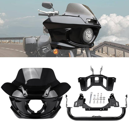 Solidspare Headlight Fairing Windshield Bracket For Harley Softail Street-Bob FXBB 2018+