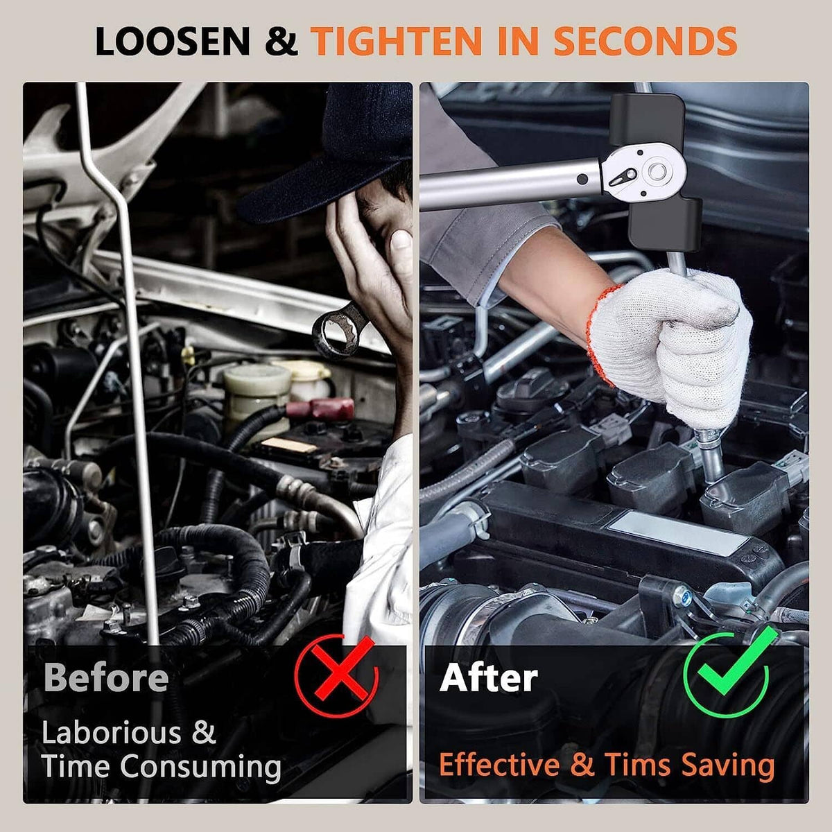 Solidspare For 1/2 Inch Drive Wrench Extend More Leverage Universal Wrench Extender Adapto
