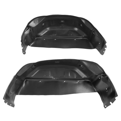 Solid Spare Rear Wheel Well Cover Guards For Chevrolet Silverado 2500 HD/3500 HD 20-26 Black