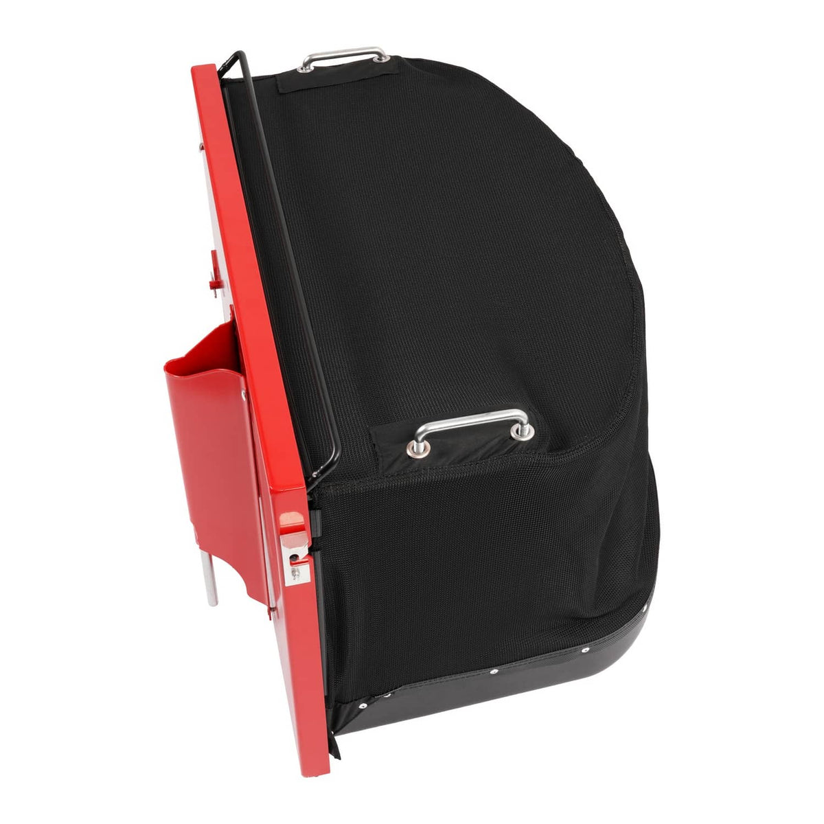 Solidspare Side Mount Catcher For Universal Red+Black Powder Coated Grass Catcher Frame