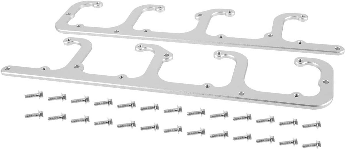 Solid Spare 5.3L LS Square Coil Brackets Valve Cover For D581 D514A D510C 12558693 LSX Swap