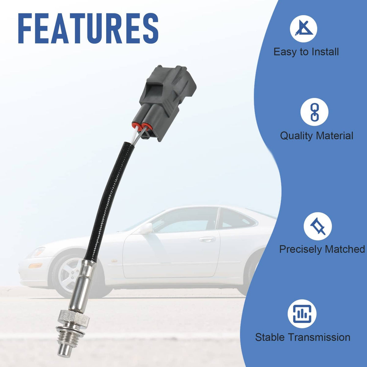 Solidspare Valve Temperature Sensor 89412-34010 Fit for Toyota Tacoma Lexus  SC300LS400