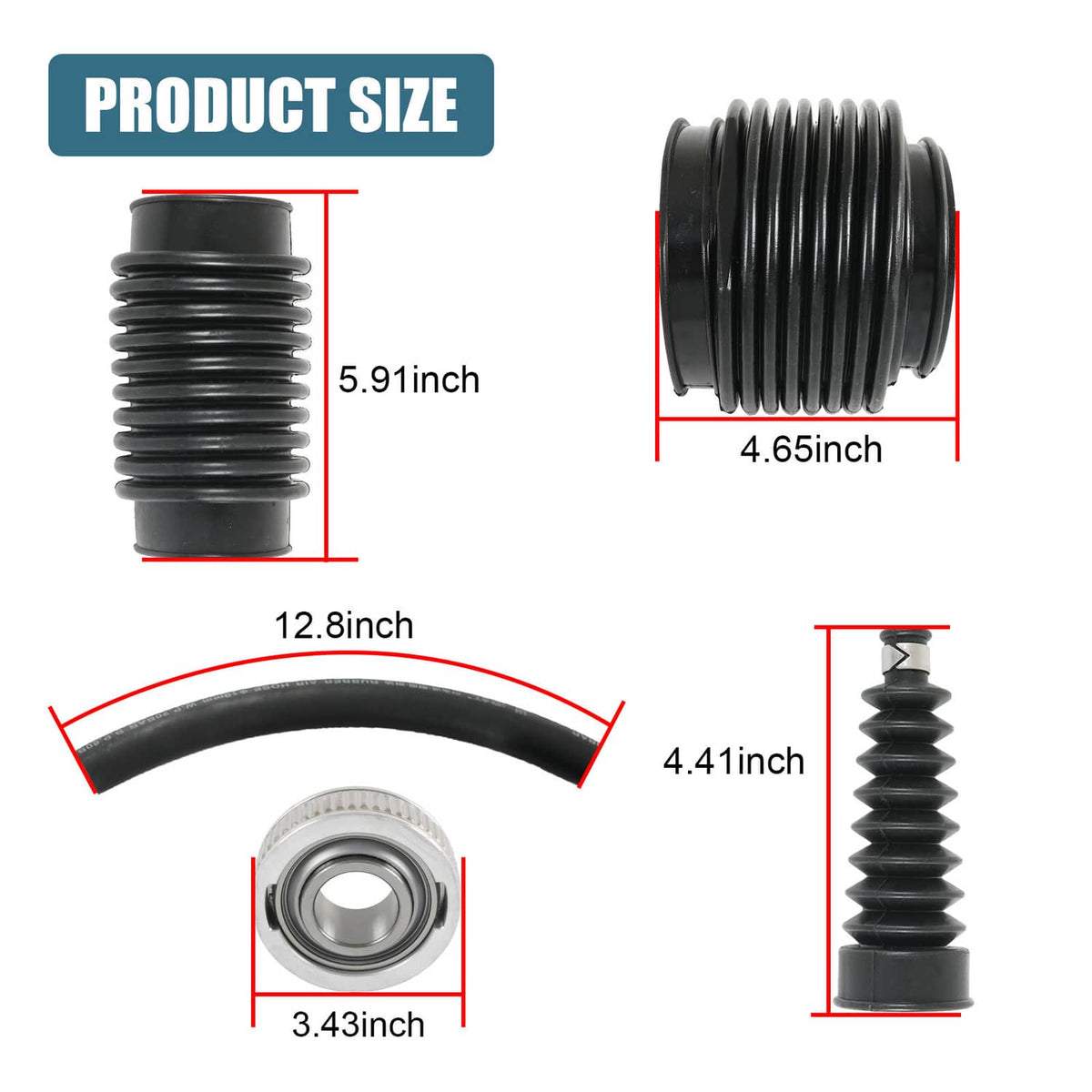 Solidspare FOR MERCRUISER ALPHA ONE 1 GEN 2 TRANSOM BELLOWS REPAIR RESEAL KIT 30-803099T1
