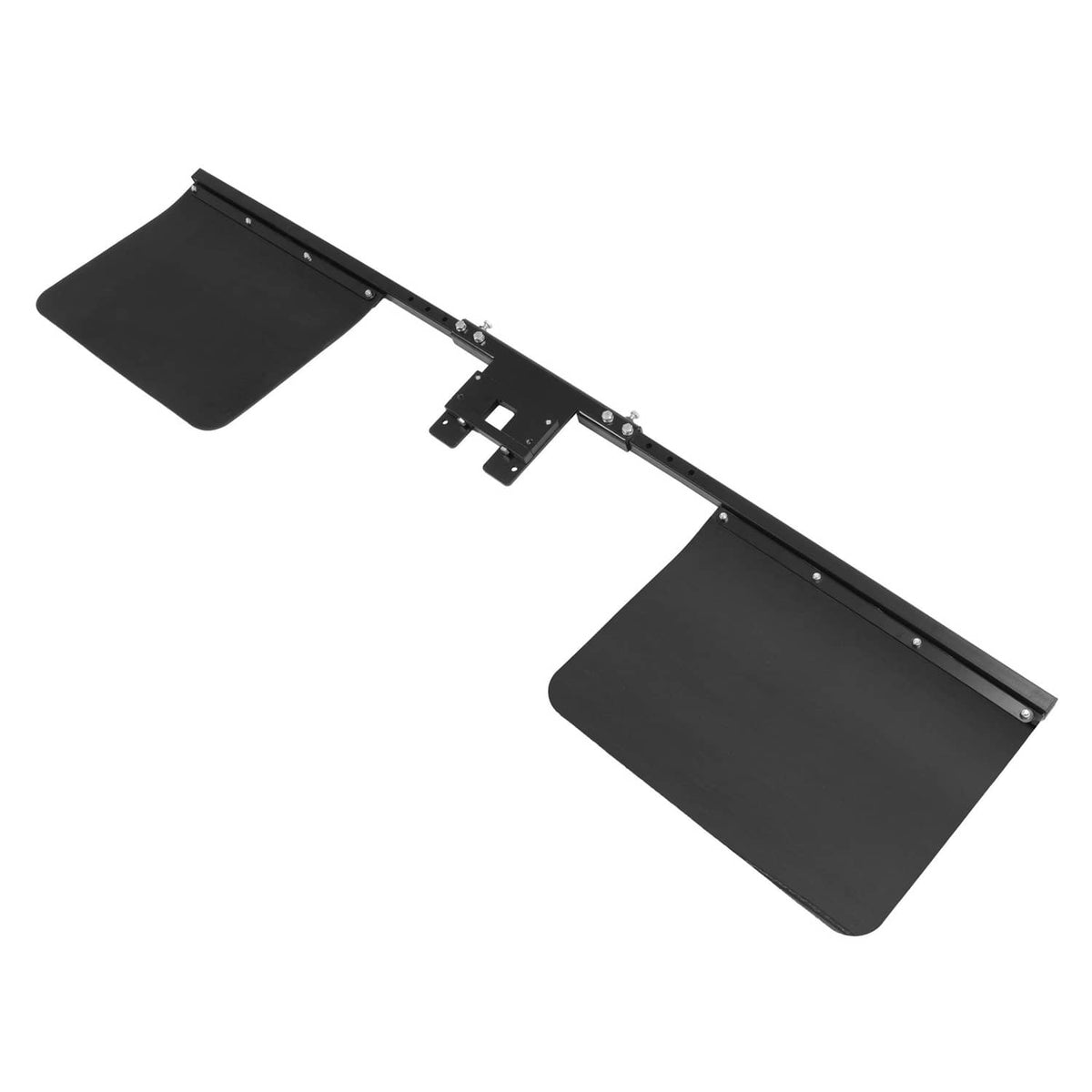 Solid Spare 24x18" Truck Hitch Mount Mud Flap Fit 2" Hitch Receivers Easy to Install Remove