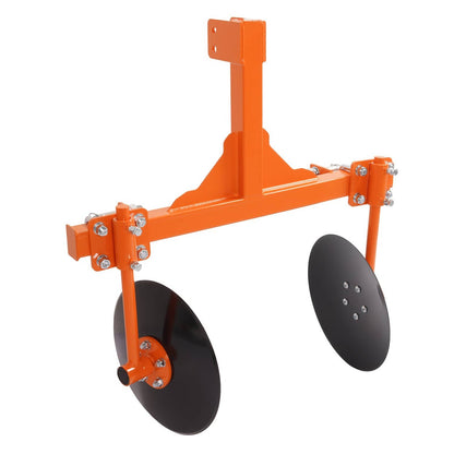 Solidspare 48" Adjustable Disc Bedder Disc Harrow For Cat 1 Tractors Steel 3 Point