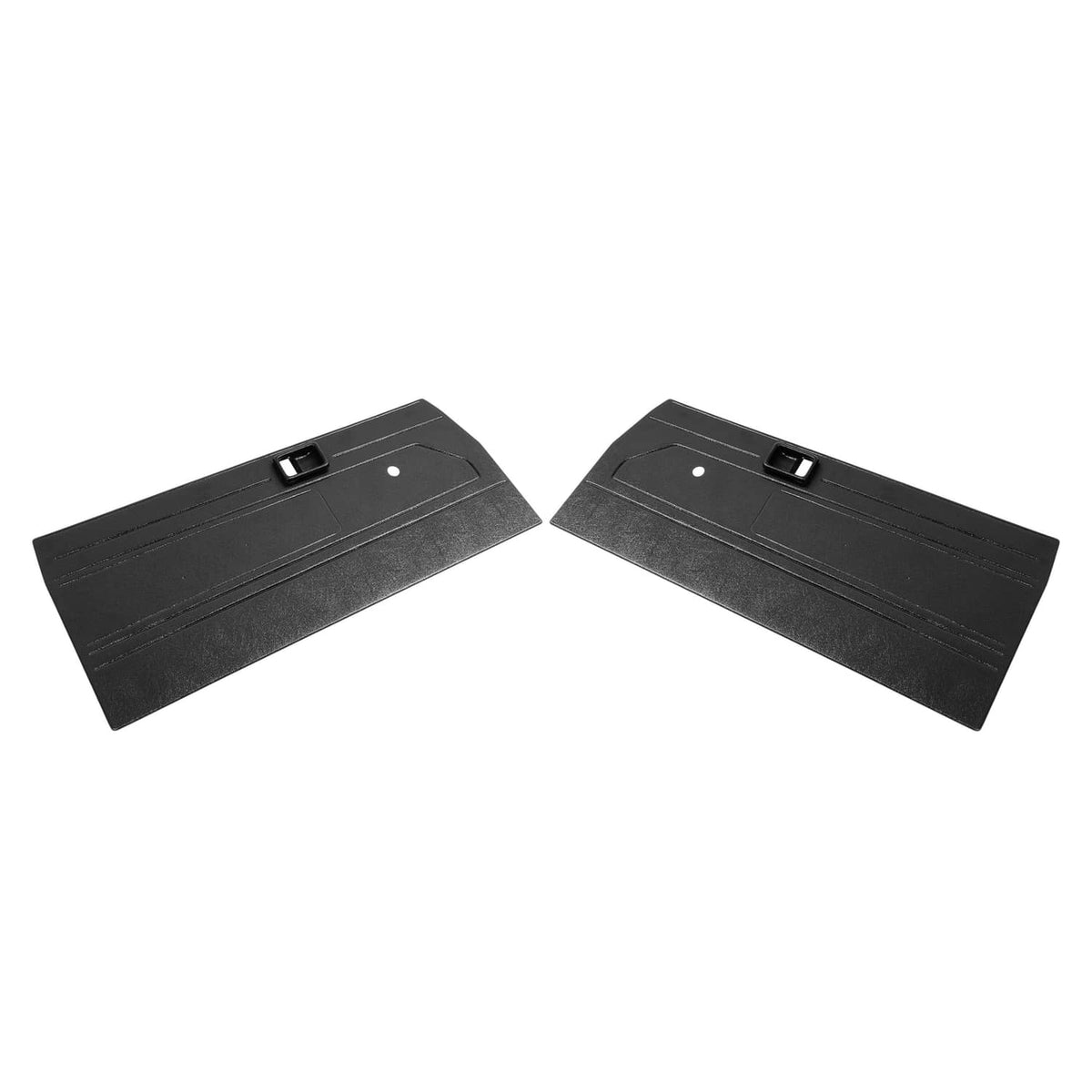 Solid Spare Fit 84-87 Toyota Pickup Truck Interior Door Panels Center Section Black ABS