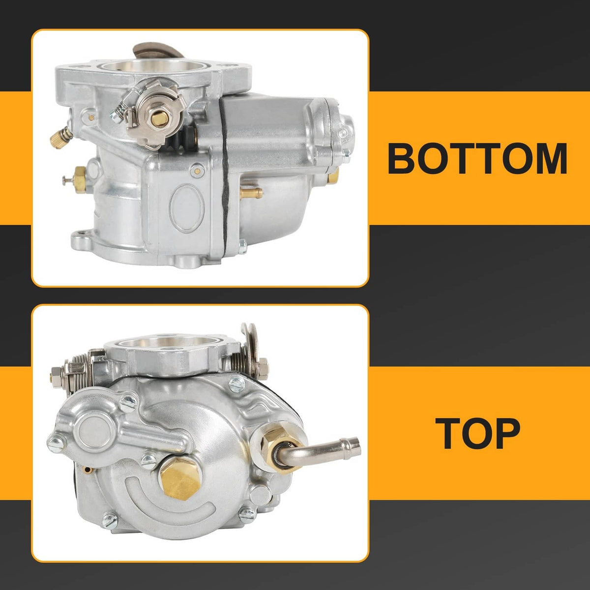 Solidspare Carburetor Carb 11-0420 for Cycle Super E Shorty Big Twin or Sportster