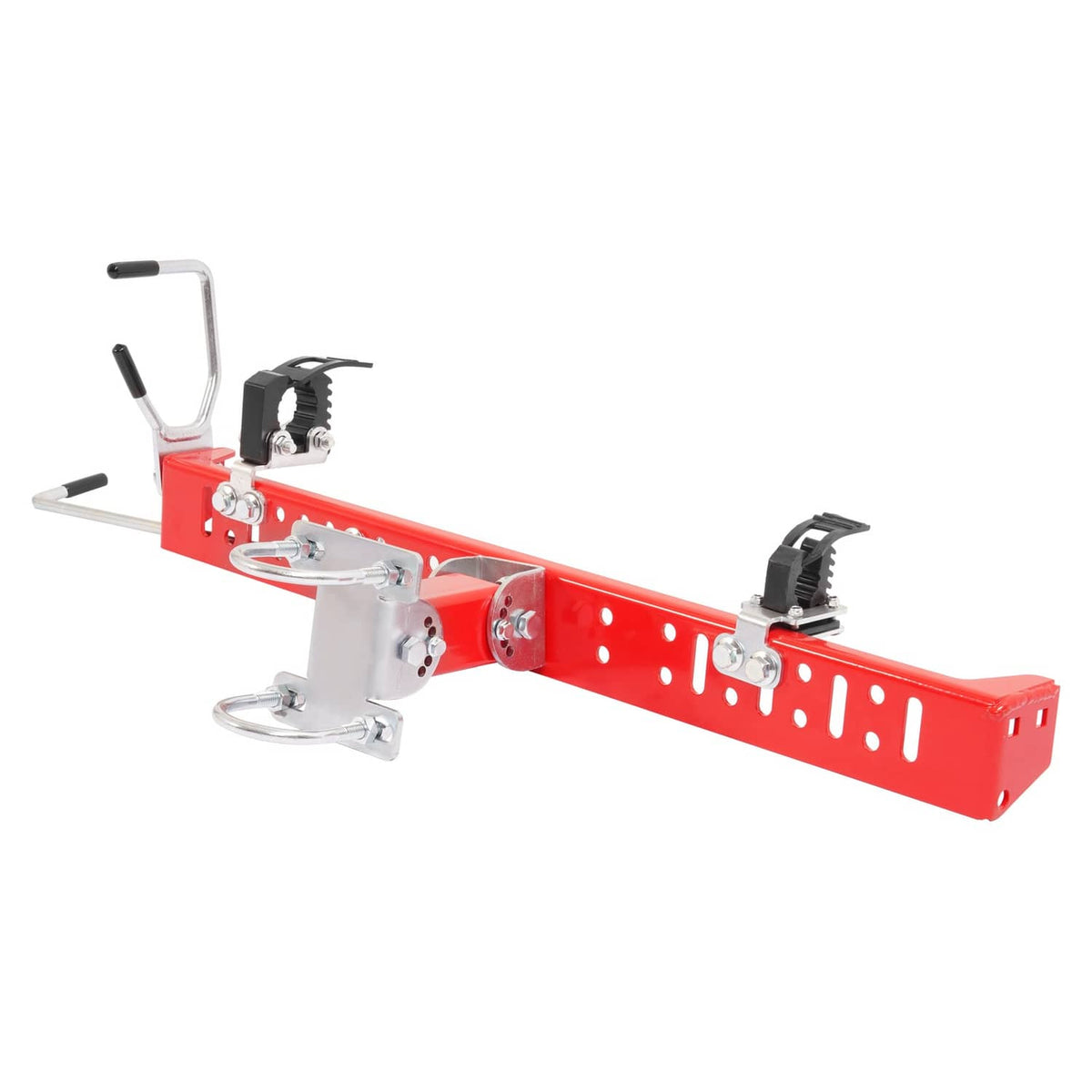 Solidspare Red Trimmer Rack Enhancing safety For lawn Mower 1"-2" Roll Bar Trimmer Holder