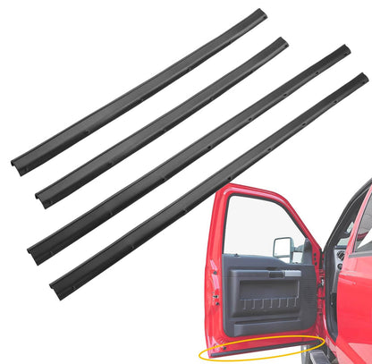 Solidspare Front & Rear Lower Door Weather Strip Seal For 99-16 Ford F250 F350 Crew Cab