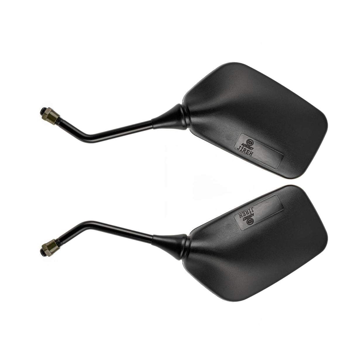 Solidspare 2X Motorcycle Black Side Mirrors For Suzuki DR200 DR350 DRZ400 DR650 10mm Bolt
