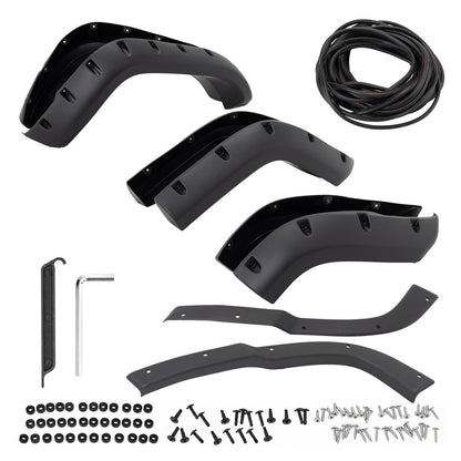 Solidspare Front & Rear Fender Flares For Jeep Cherokee XJ(4DR) Sport Utility 1984-2001