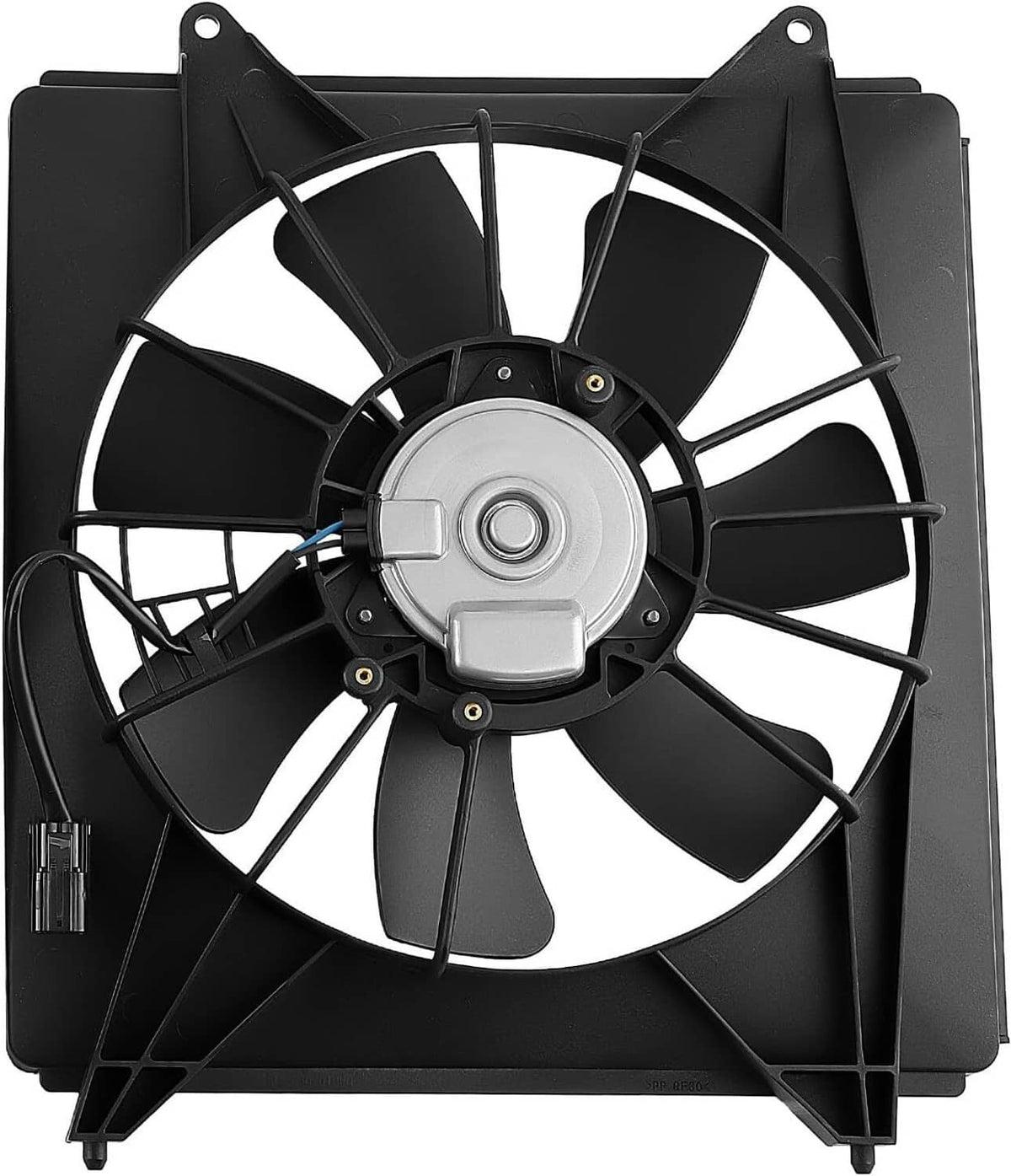 Solidspare 2PCS AC Condenser Radiator Cooling Motor Fan For 2013-2017 Honda Accord Touring
