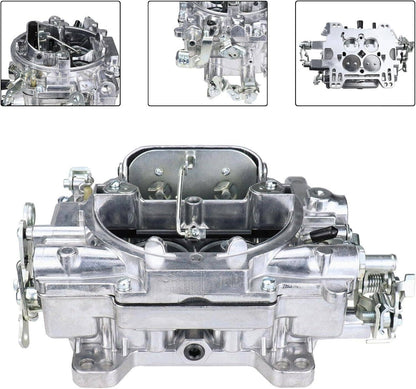 Solidspare 4 Barrel Carburetor w/Manual Electric Choke For Edelbrock 1405 Performer 600 CFM