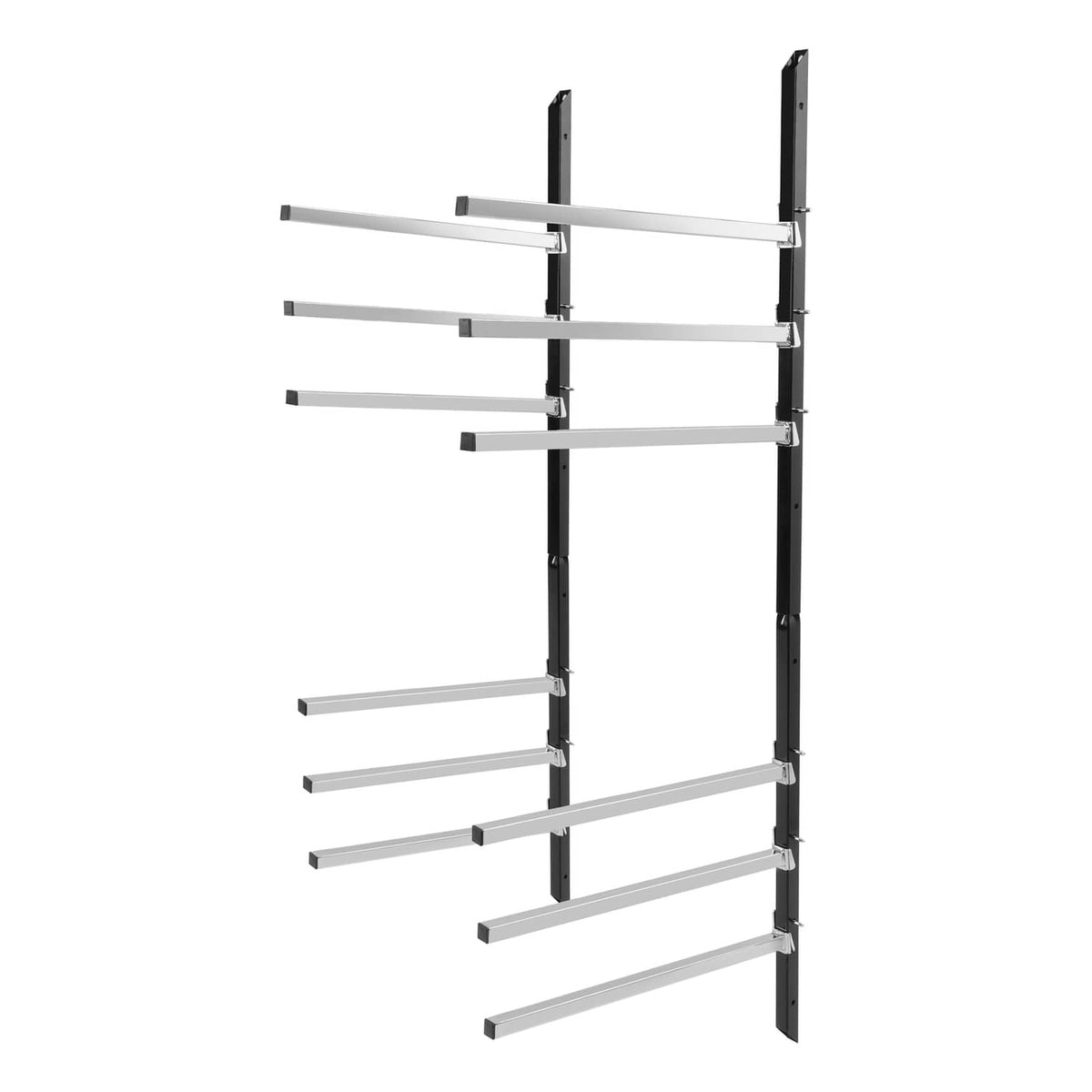 Solid Spare Wall Mounting Bumper Stand - Auto Body Paint Stand Rack w/ 6 Removable Arms